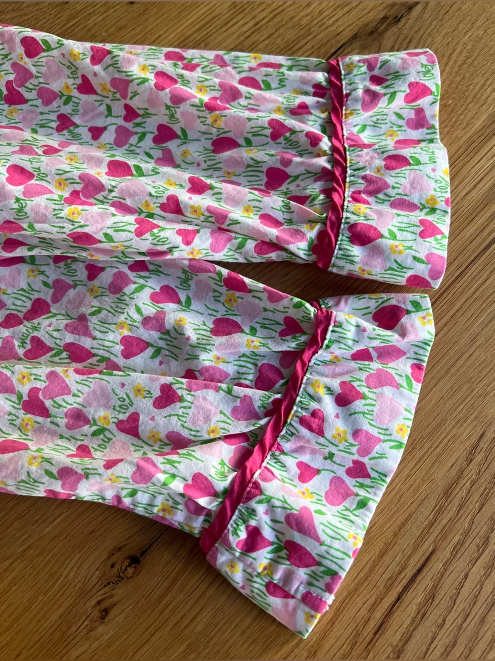 LILLY PULITZER “LOVE YOU TOO MUCH” PAJAMA SET, SIZE L. - Picture 11 of 16